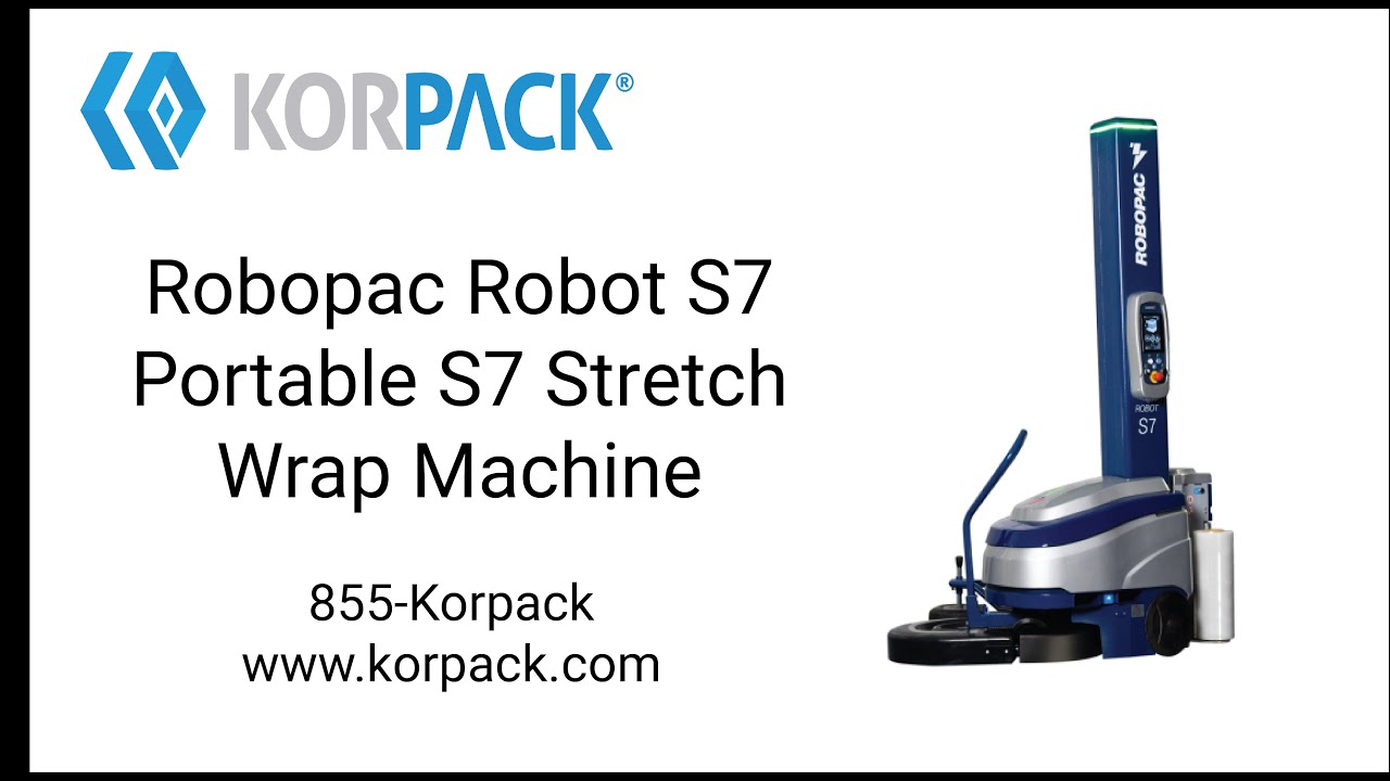 Robopac Robot S7 Portable Stretch Wrap Machine