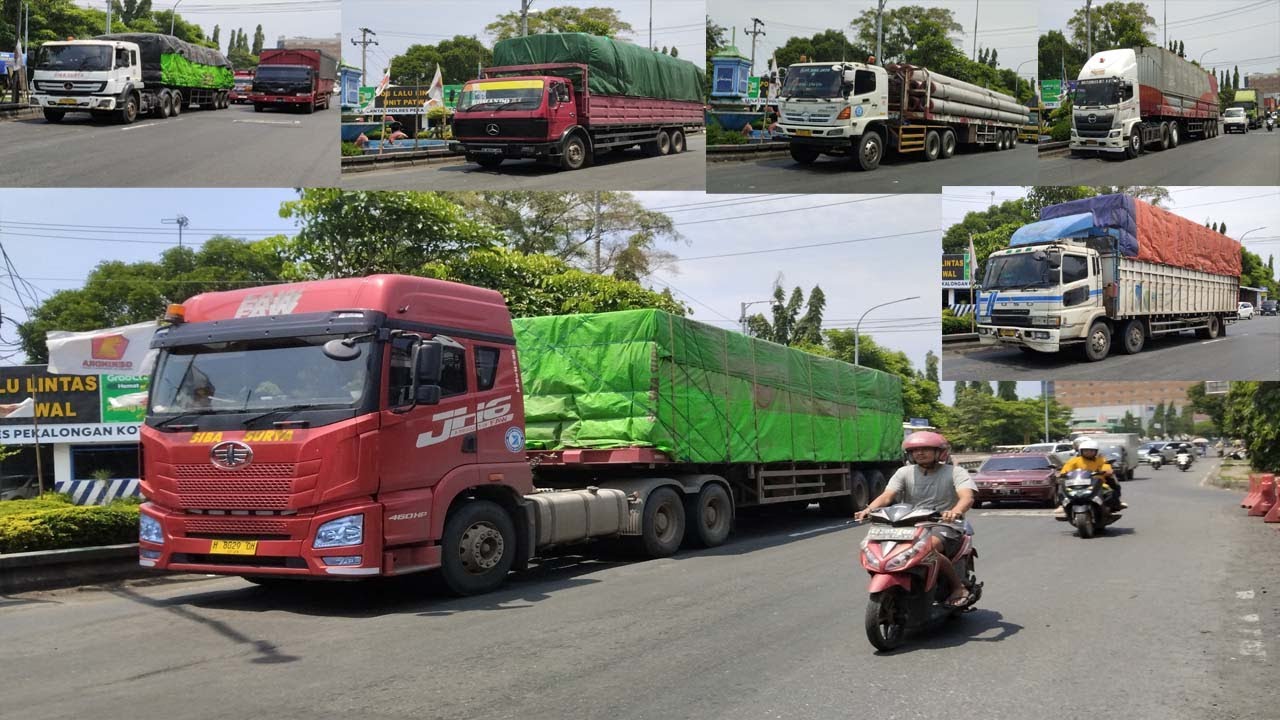 FAW JH6, MERCY AXOR, MERCY NG, HINO TRAILER, FUSO //TRUCK SPOTTING PEKALONGAN