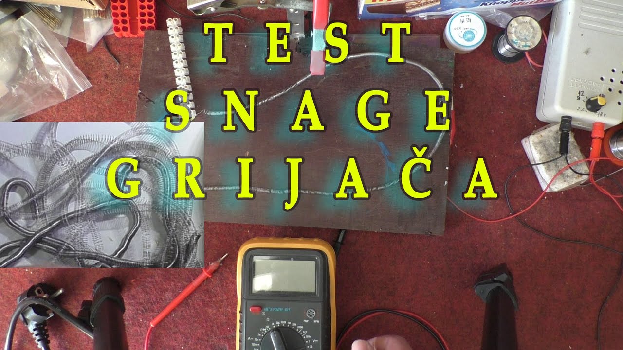 Kako proračunati grijač od NiChrome  - Kanthal žice | Calculation of the power of the heating wire