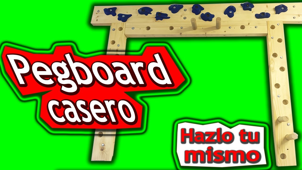 🧗🏻‍♂️ PEG BOARD CASERO paso a paso ( haz tu mismo este pegboard crossfit, pegboard escalada)