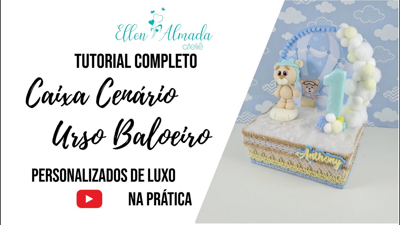 Caixa Cenário Luxo-Ursinho Baloeiro