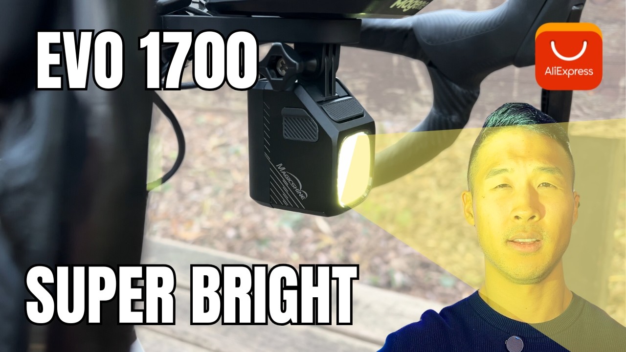 BRIGHT Bike Light for Night Cycling from AliExpress - Magicshine EVO 1700