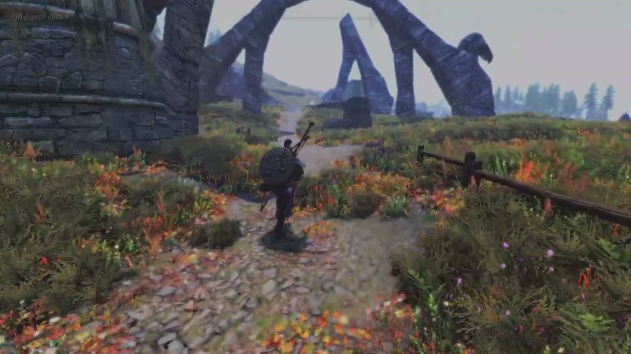 Skyrim_2026 PS5 Modded Playing with lighting and weather to get unreal effects