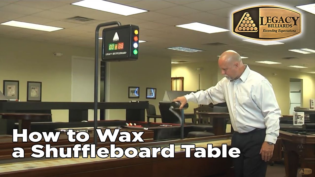 How to Wax a Shuffleboard Table