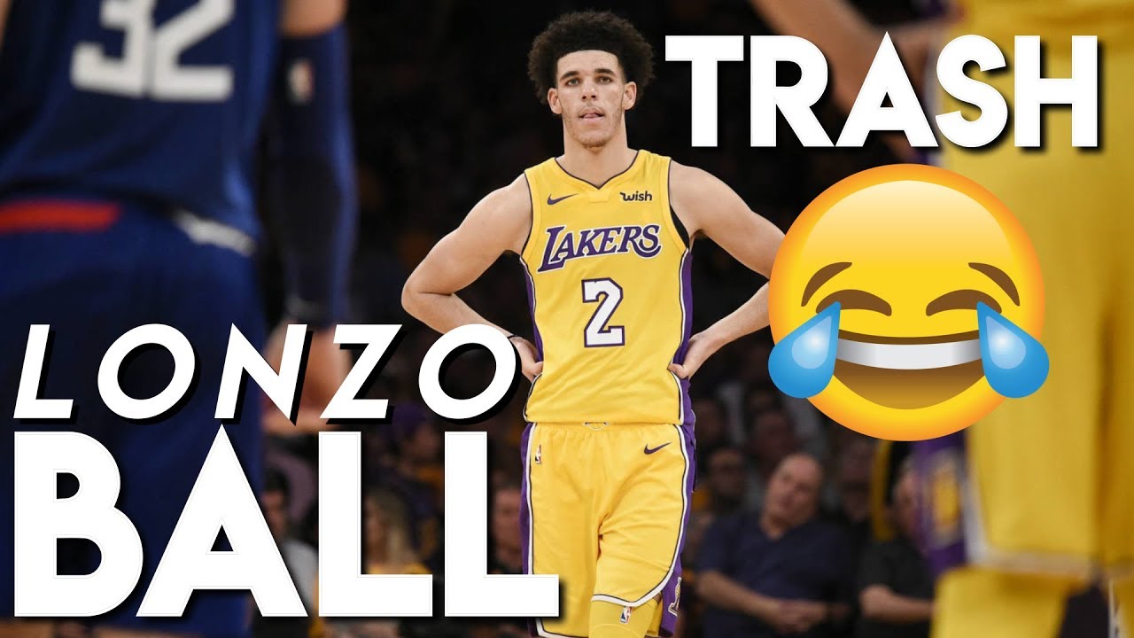 😂😂LONZO BALL TRASH COMPILATION!!! (MISSED SHOTS)😂😂