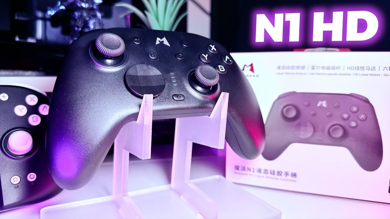 MOBAPAD's Latest Switch Controller Has LIQUID SILICONE Buttons! - N1 HD Review