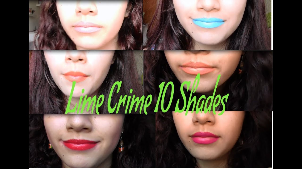 Lime Crime Lipstick Review & Demo