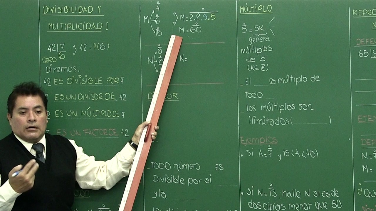 ARITMÉTICA DIVISIBILIDAD PARTE 1