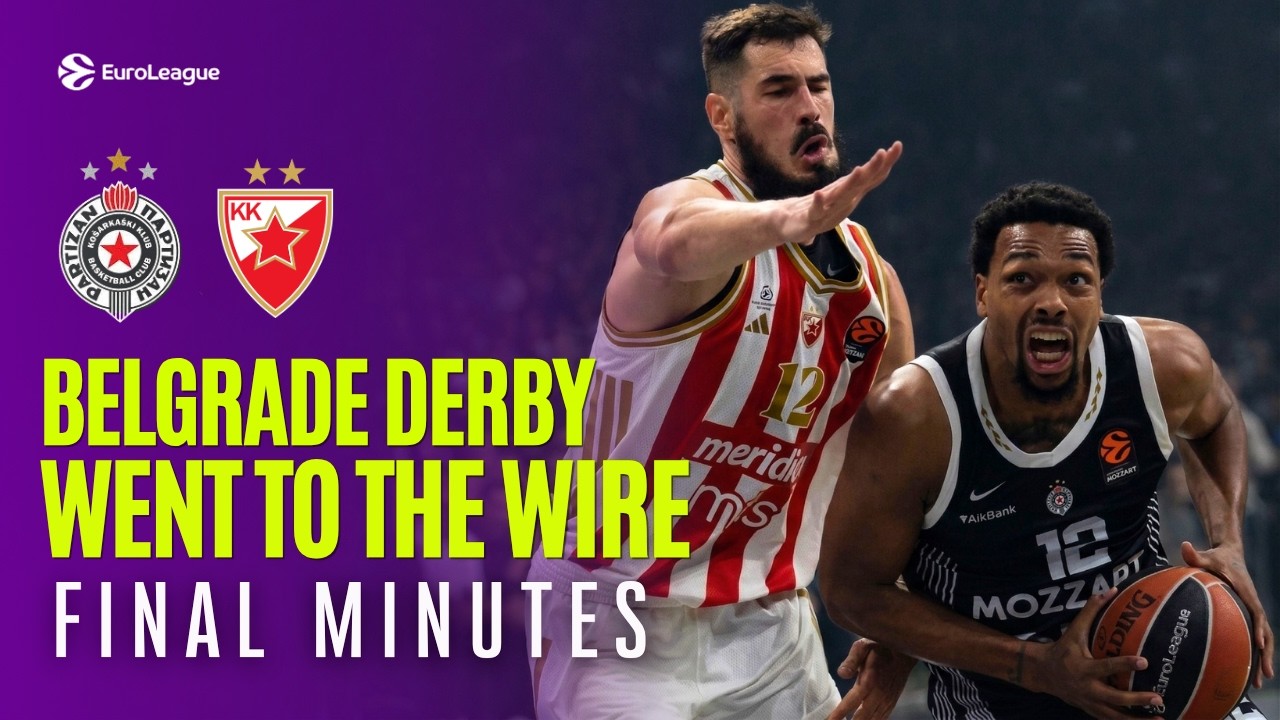Сербское дерби в концовке стало невероятно напряженным | Партизан против Црвены Звезды | Последни...