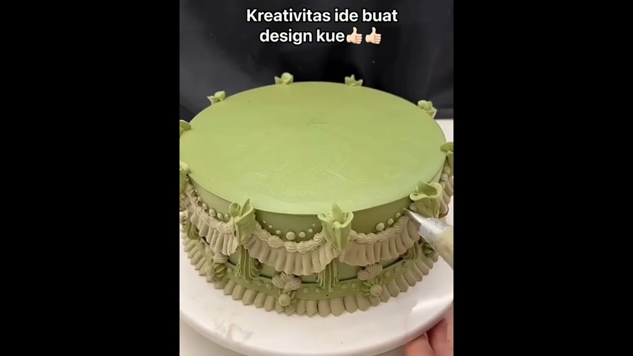 Wonderful cake decorating design lace theme  birthday cake