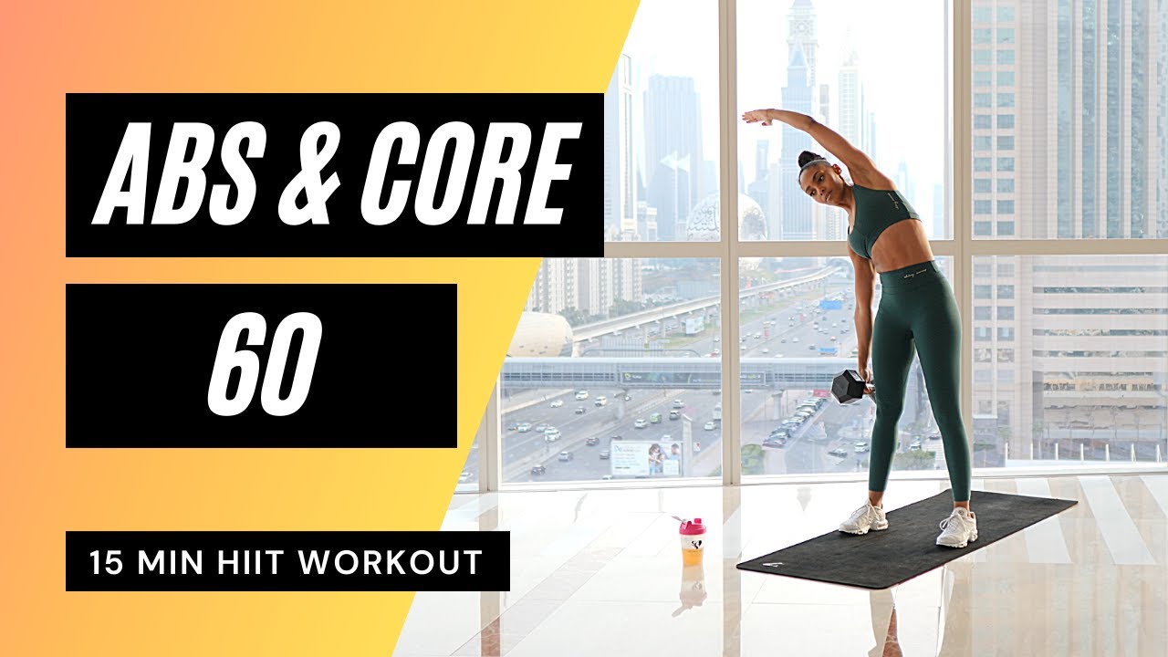 15 MIN DUMBBELL CORE BURN | ABS WORKOUT
