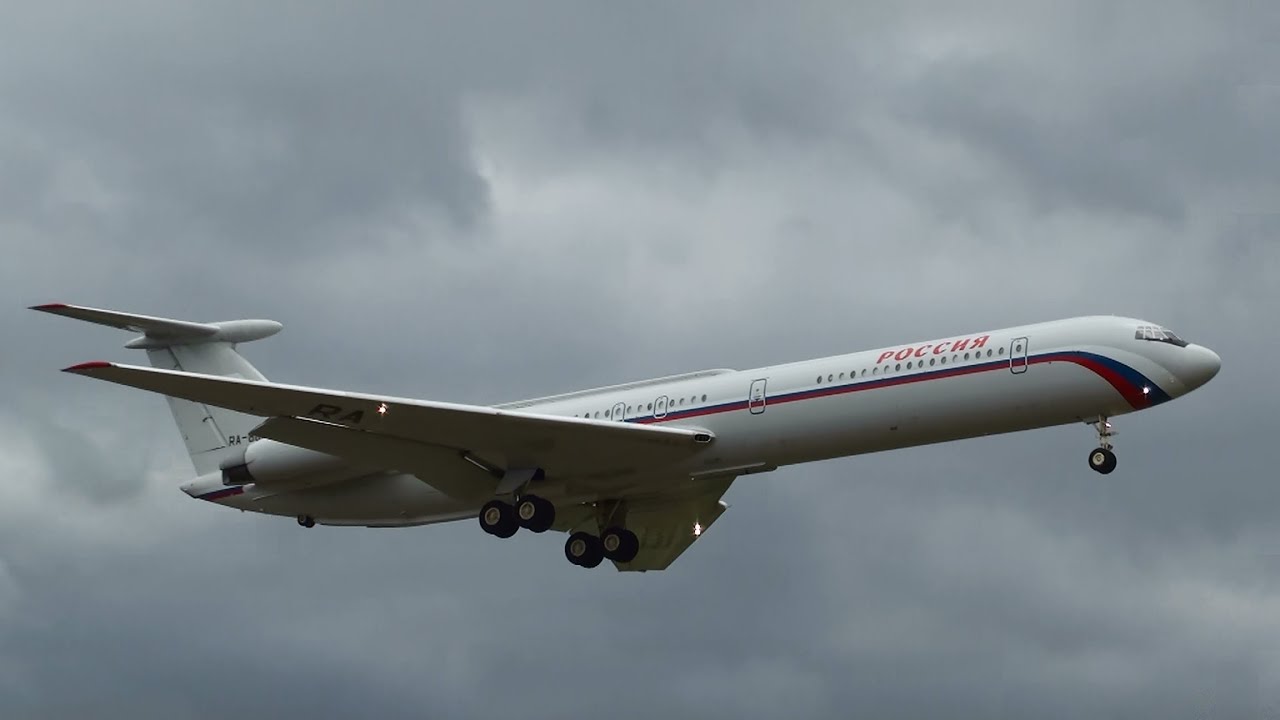 Rossiya Ilyushin Il-62 Landing at Berlin Tegel Airport HD (1080p)