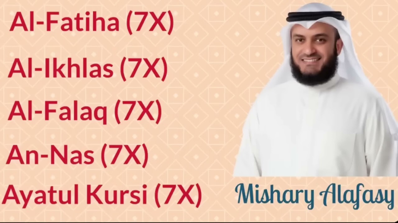 Al-Fatiha Al-ikhlas Al-Falaq An-Nas Ayatal Kursi