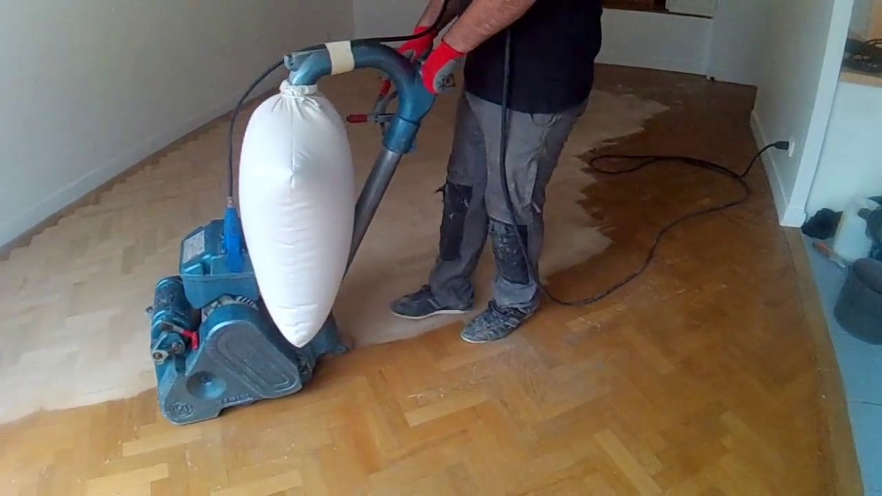 Poncage parquet
