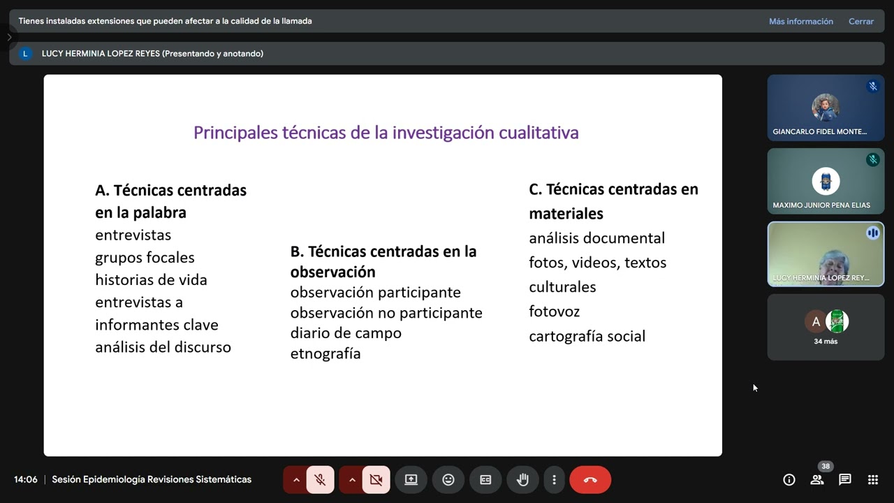 TEMA 15 - Estudios cualitativos y ética en epidemiología