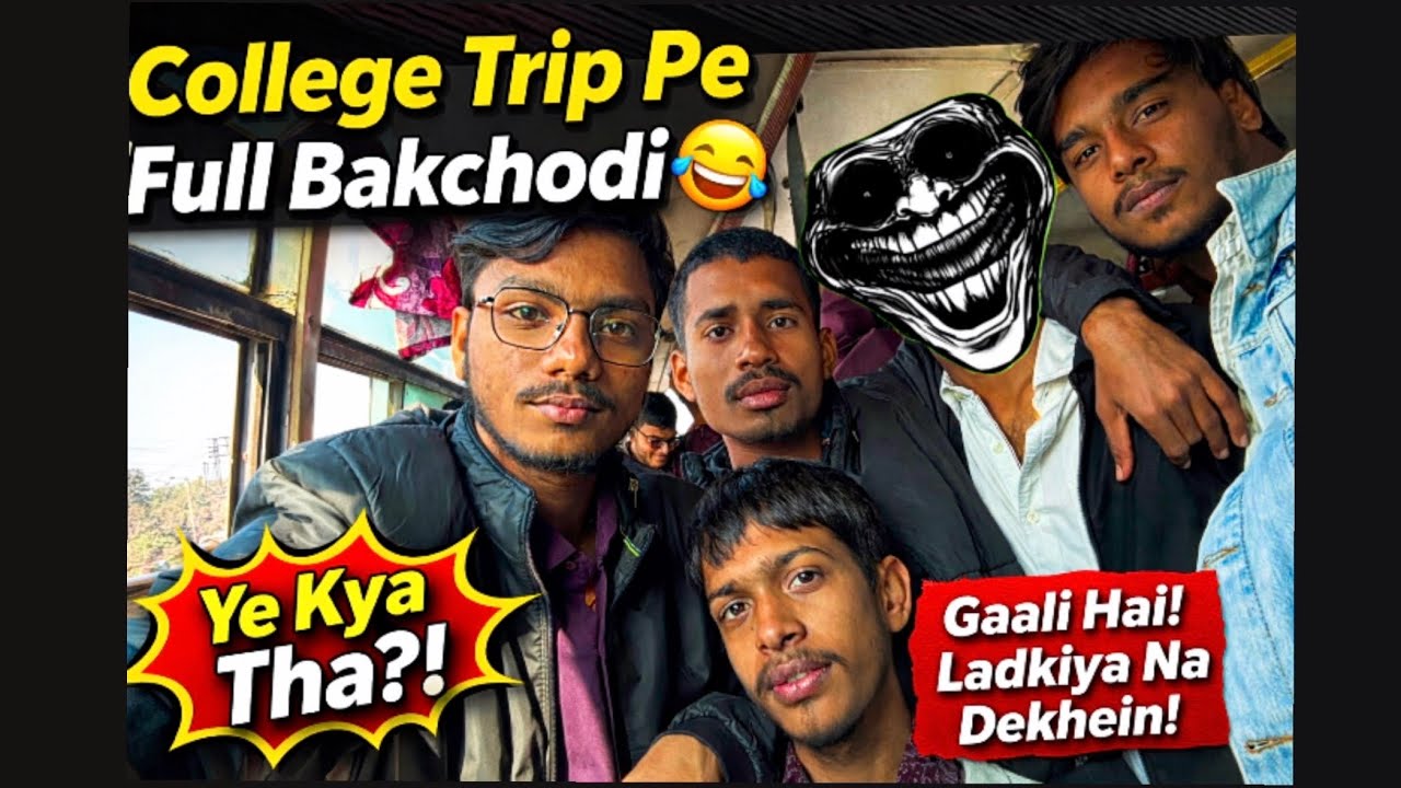 “College Trip Pe Jo Hua… 🤣 | Friends Ke Sath Full Comedy Vlog” 4k Quality Available 