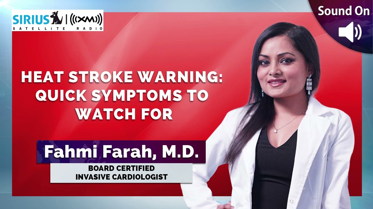 Heat Stroke Warning: Quick symptoms to watch for | Dr. Fahmi Farah, MD 8.14.24