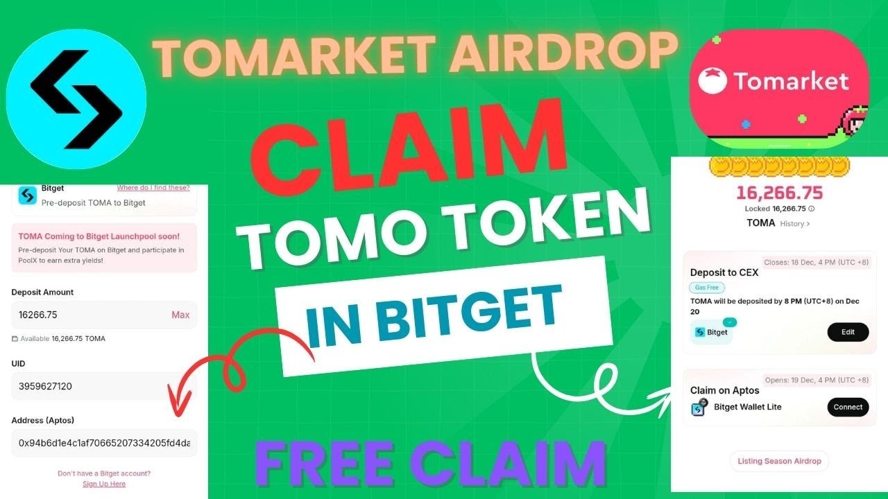 Tomarket offchain claim process |How to Withdrawal tomato in Bitget || Claim free Tomarket in Bitget