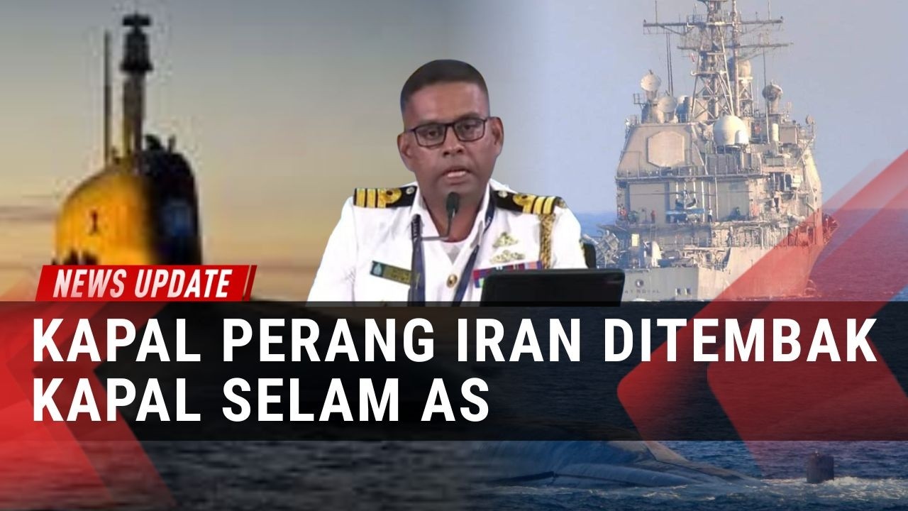 Tragedi Laut: Kapal Perang Iran Ditembak Kapal Selam AS, 87 Tewas