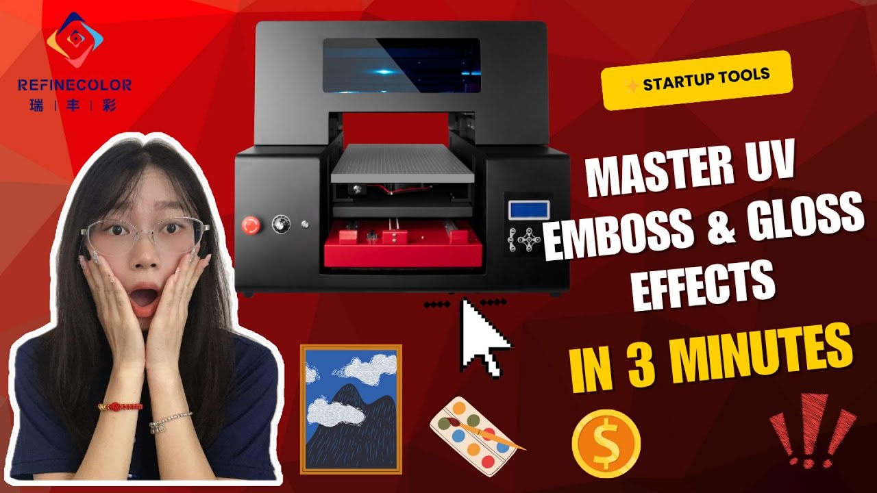 UV Printing for Beginners: Easy Emboss & Gloss Tutorial | Perfect for Gift Shops & Home Business