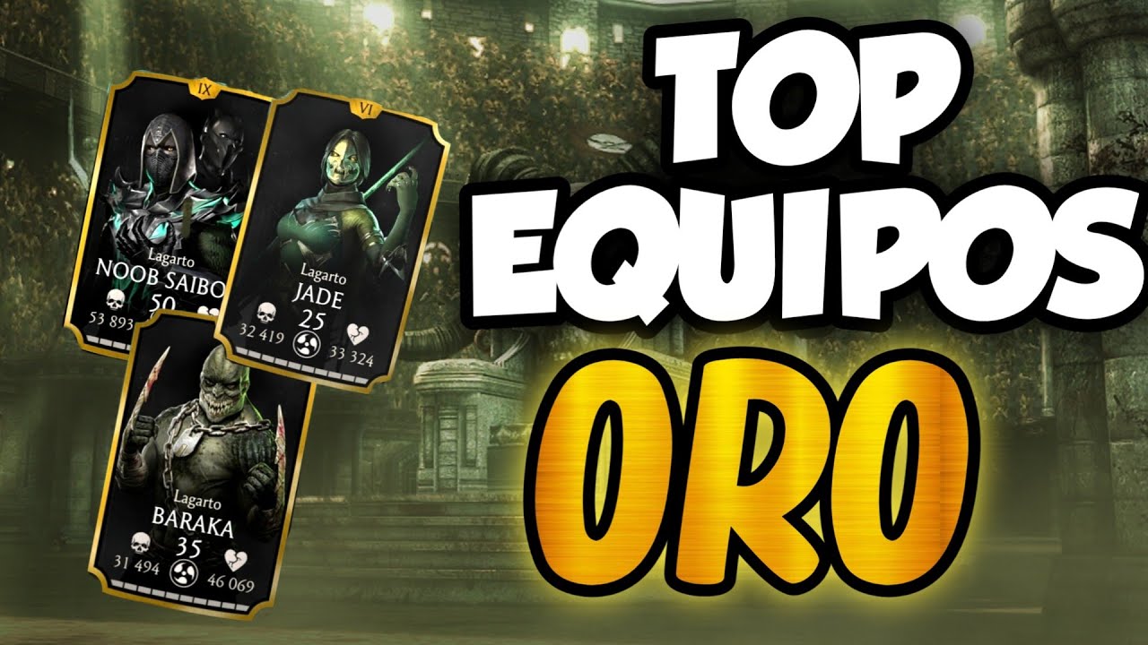 Top 5 MEJORES EQUIPOS DE ORO en MK mobile 2024