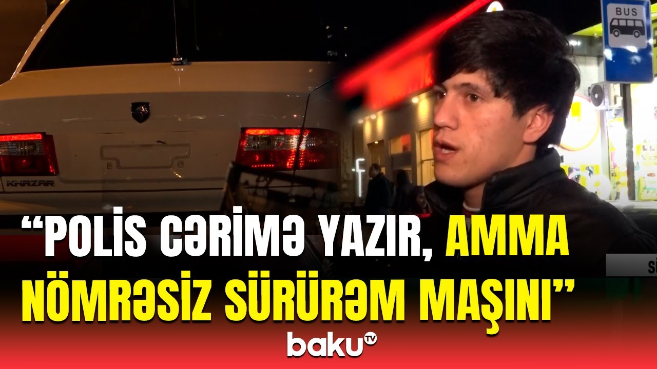 Xahiş edirəm ki, bu görüntünü... | Bakıda sürücülər bu dəfə belə 