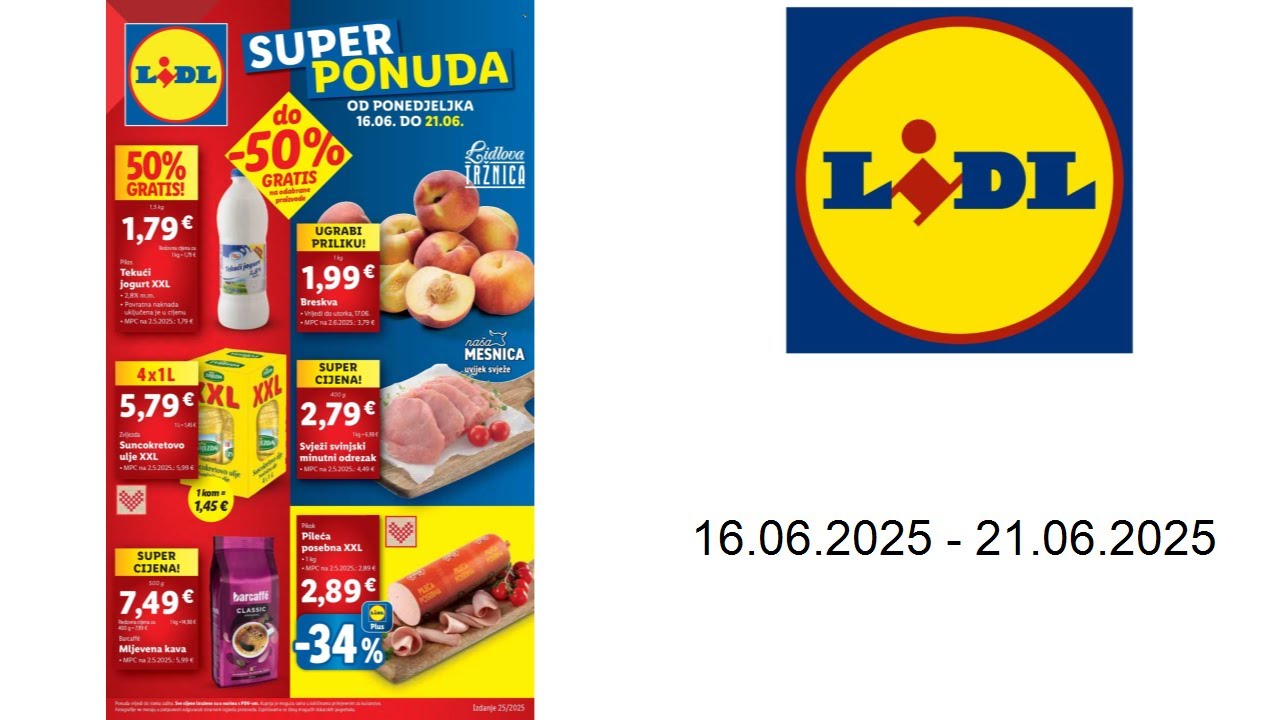 Lidl katalog - 16.06. - 21.06.2025