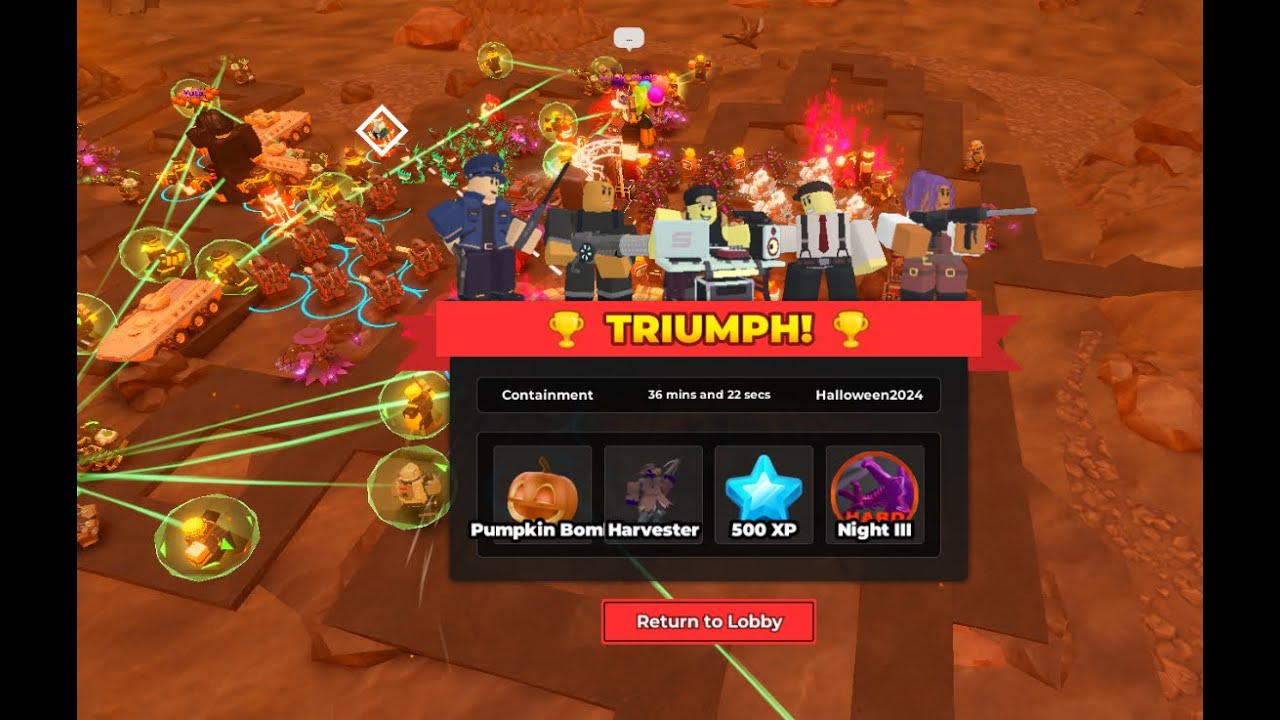 IM BEAT NIGHT 3 HARD MODE IN TDS HALLOWEEN EVENT 2024