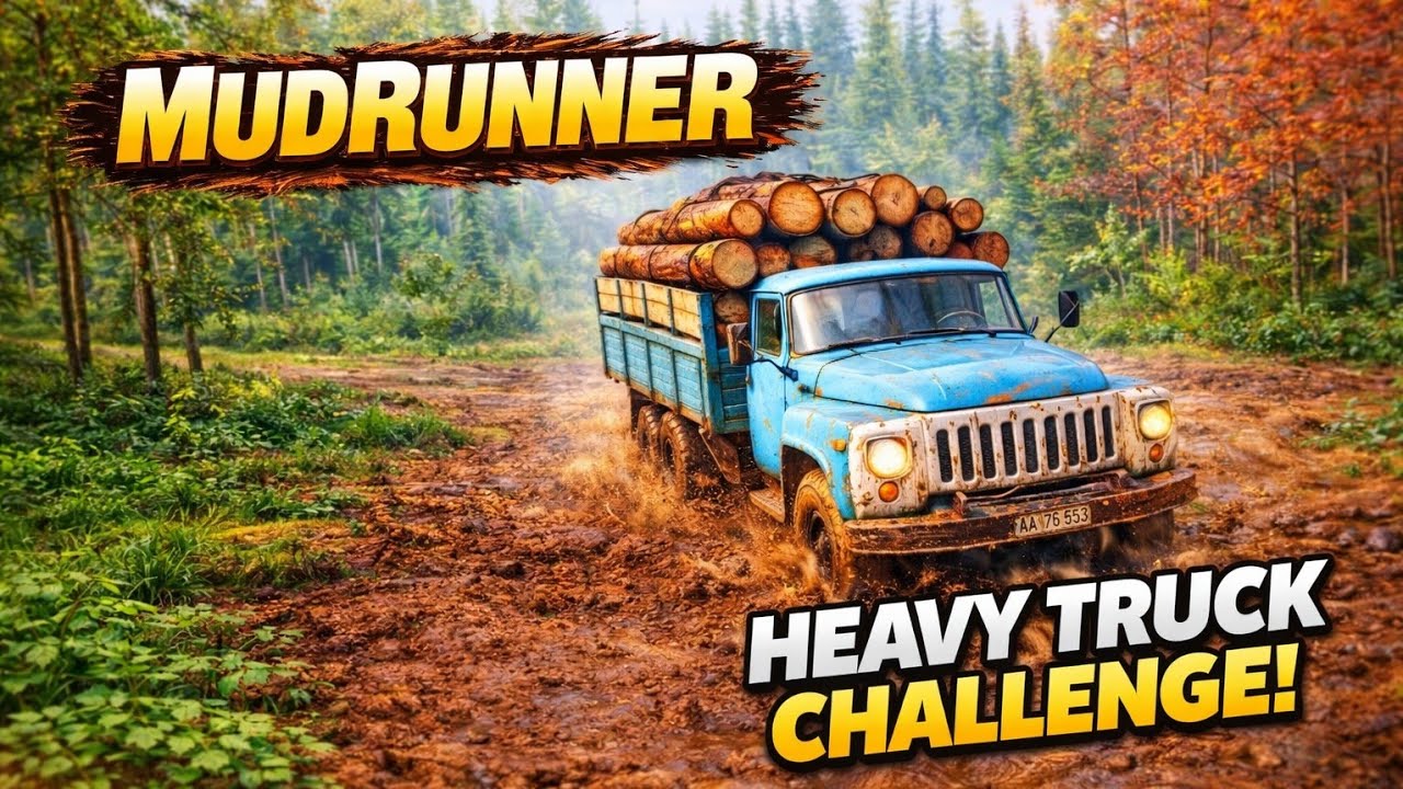 🚛 Insane Off-Road Truck Rescue | Dangerous Cargo & Mud Challenge 🚧
