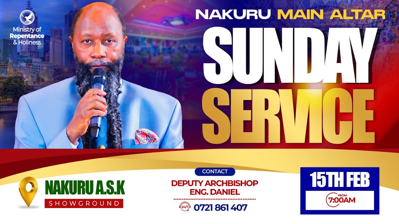 NAKURU MAIN ALTAR || SUNDAY SERVICE || 15TH FEB 2026 ||