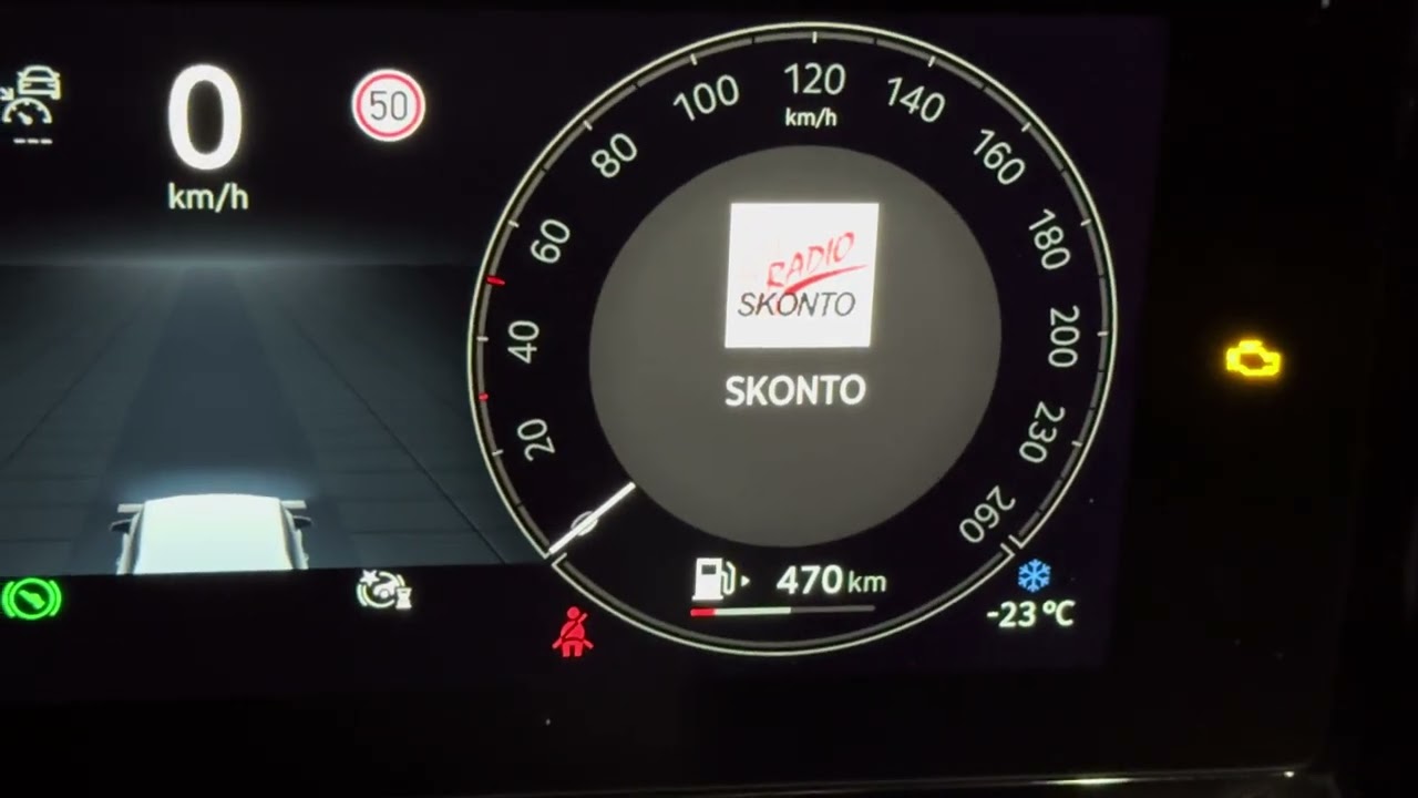 Skoda Kodiaq 2 diesel cold start -23 degrees Celsius