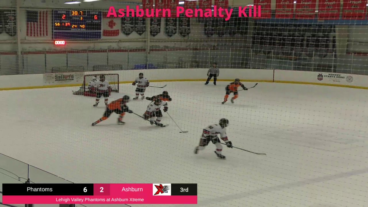 Lehigh Valley Phantoms at Ashburn Xtreme