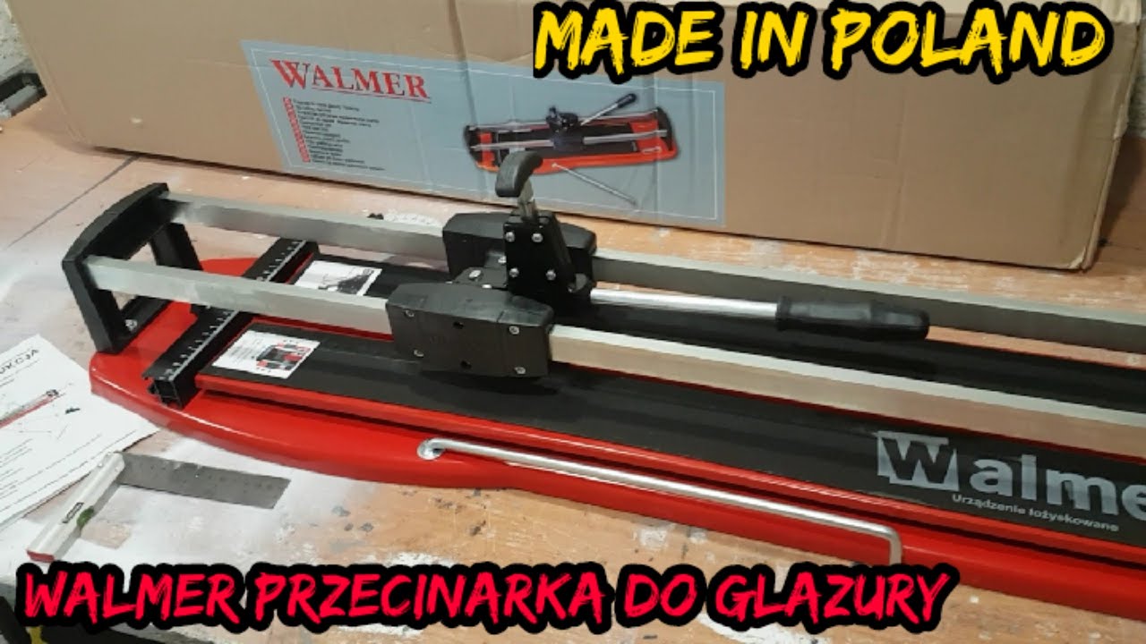 Walmer przecinarka do glazury terakoty gresu Polska konstrukcja