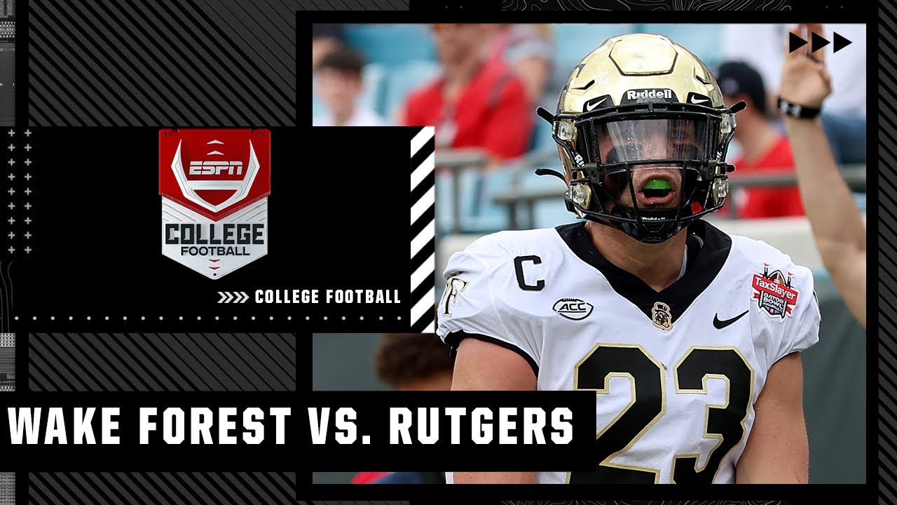 Gator Bowl: Wake Forest Demon Deacons vs. Rutgers Scarlet Knights | Full Game Highlights