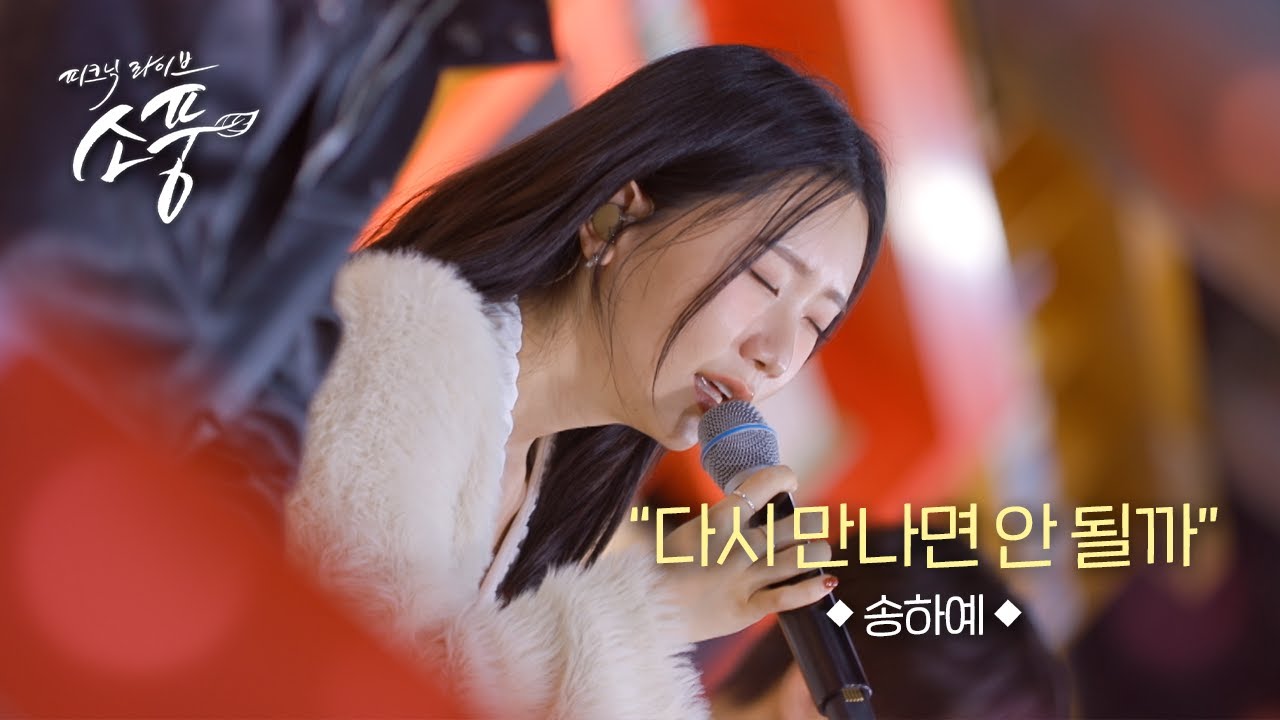 송하예 - 다시 만나면 안 될까 l 피크닉라이브 소풍 EP.145