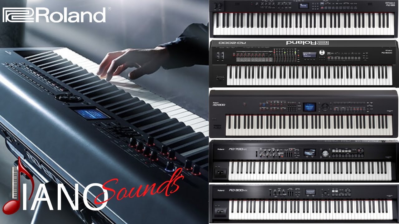 Roland RD-88, RD-300NX, RD-700NX, RD-800, RD-2000 Piano Sound 🔥Comparison🔥