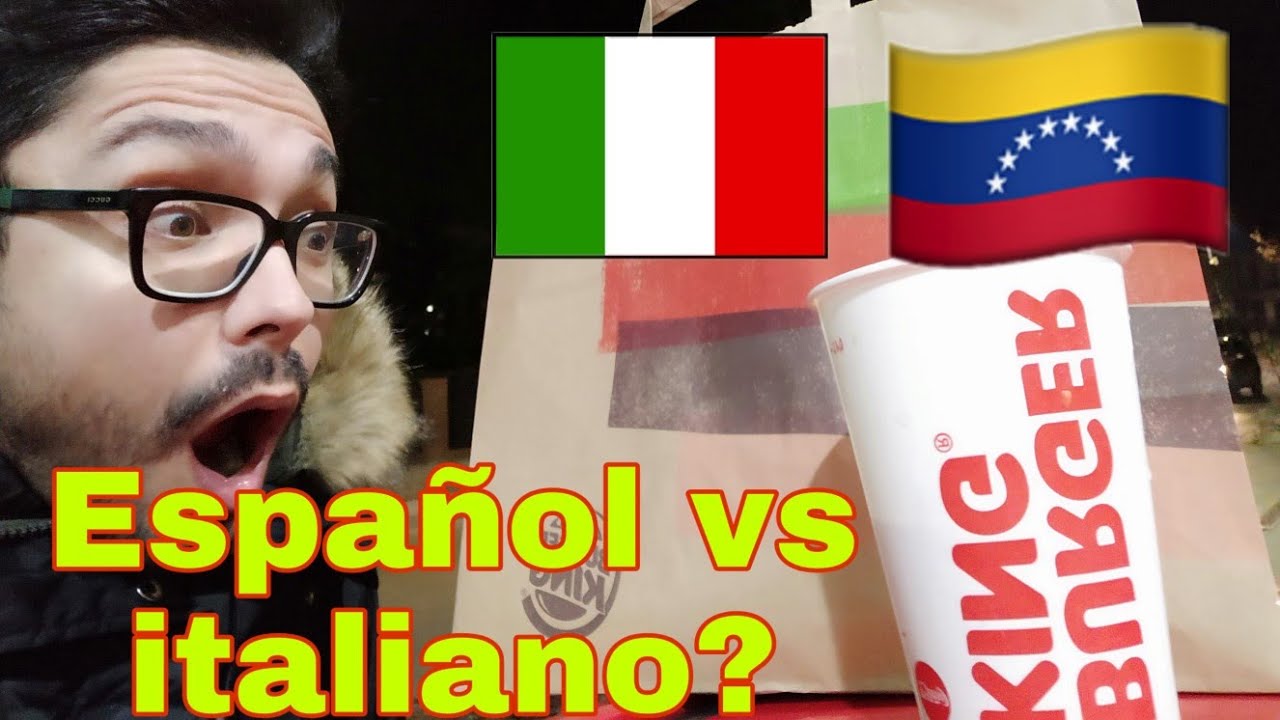 RETO: PIDIENDO COMIDA EN ITALIA 🇮🇹 HABLANDO EN ESPAÑOL 🇪🇸