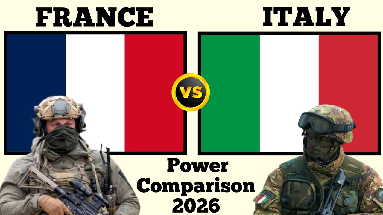 France vs Italy Military Power Comparison 2026 | Italy vs France Military Power 2026 