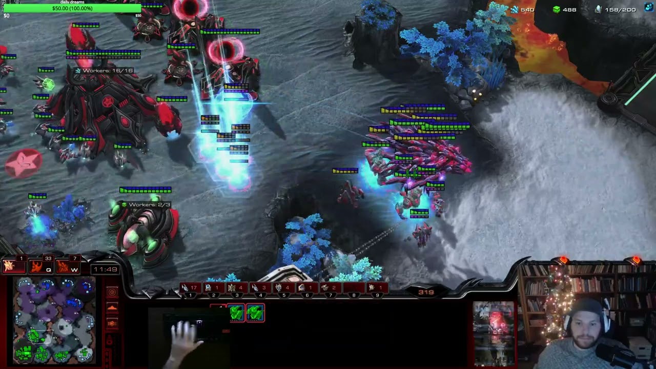Playing tempest vs 6k+ zergs