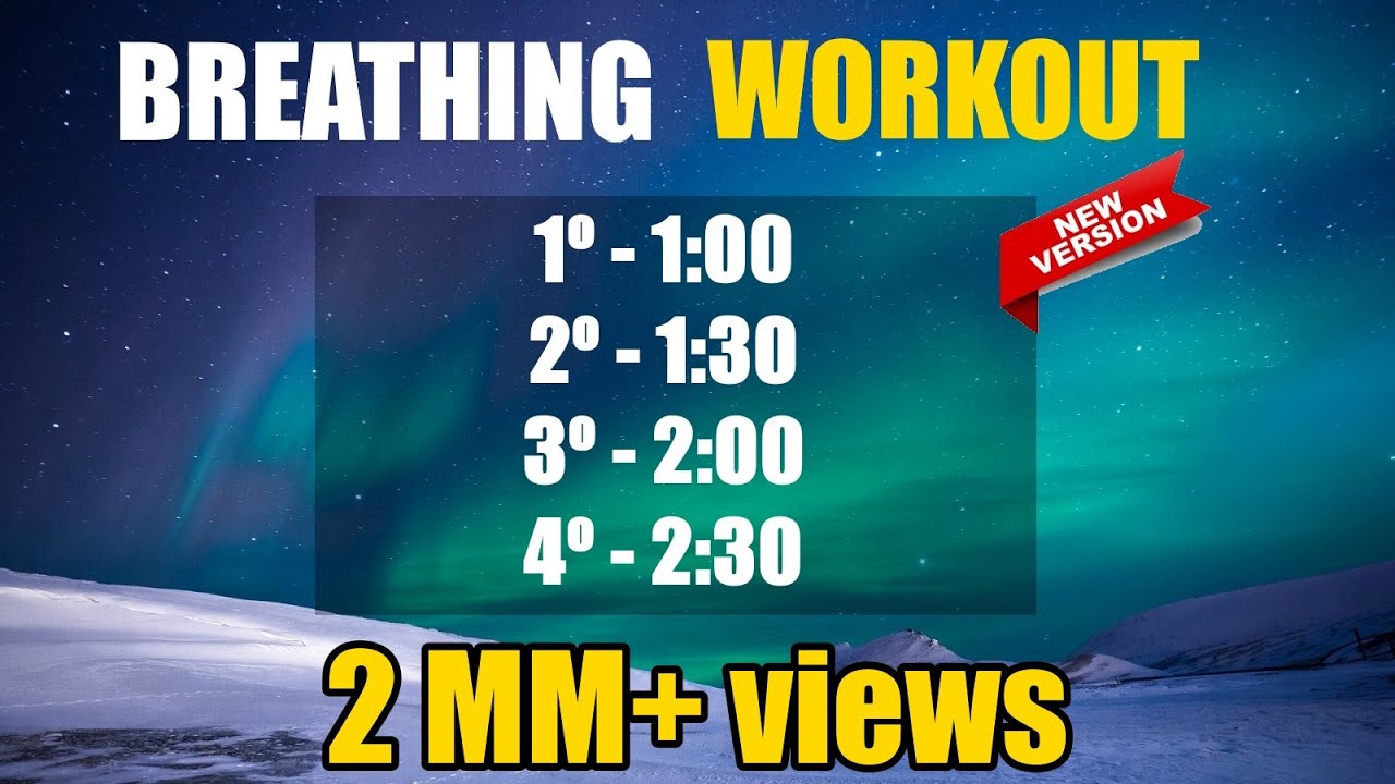 EASY 4 rounds Wim Hof Breathing to OVERCOME 2 minutes retention