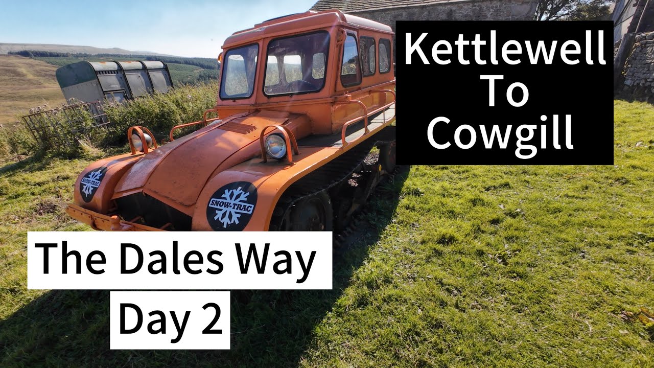 The Dales Way Kettlewell to Cowgill, Tuff going on the longest section 24 miles on Day 2....