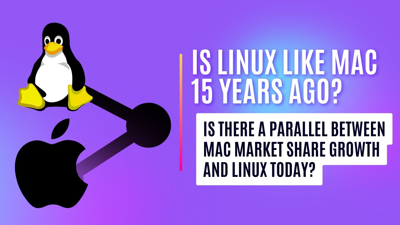 Can Linux see Market Share Growth Like Mac Did 15 Years Ago?