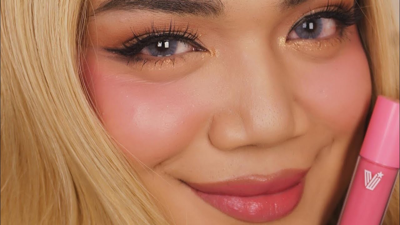 Vice Cosmetics Dew It All Liquid Blush Swatches and Review