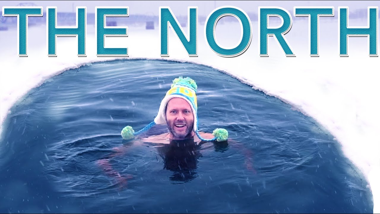 Swimming in Ice in the North of Sweden - Haparanda & Tornio
