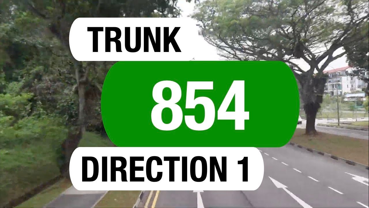 Tower Transit Trunk 854 (Direction 1) | Bus Service Route Visual