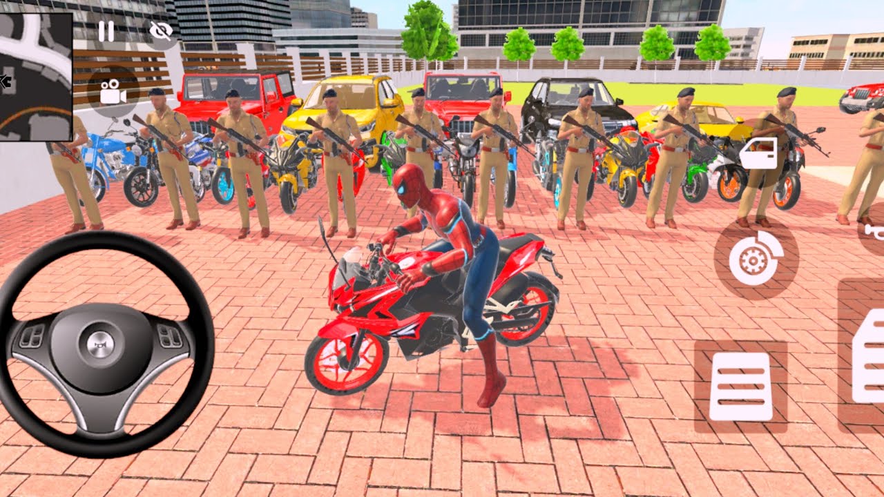 🤩Indian Theft Auto Simulator Gaming💥Spiderman vs Police Fight🤬|| Android Gameplay🎮