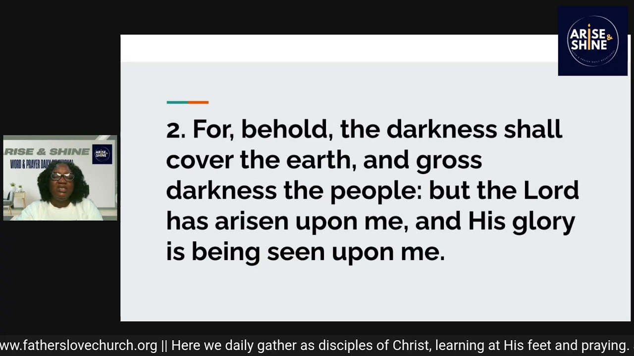 ARISE & SHINE DAILY DEVOTIONAL || THURSDAY MARCH 19TH || HEALING SCHOOL