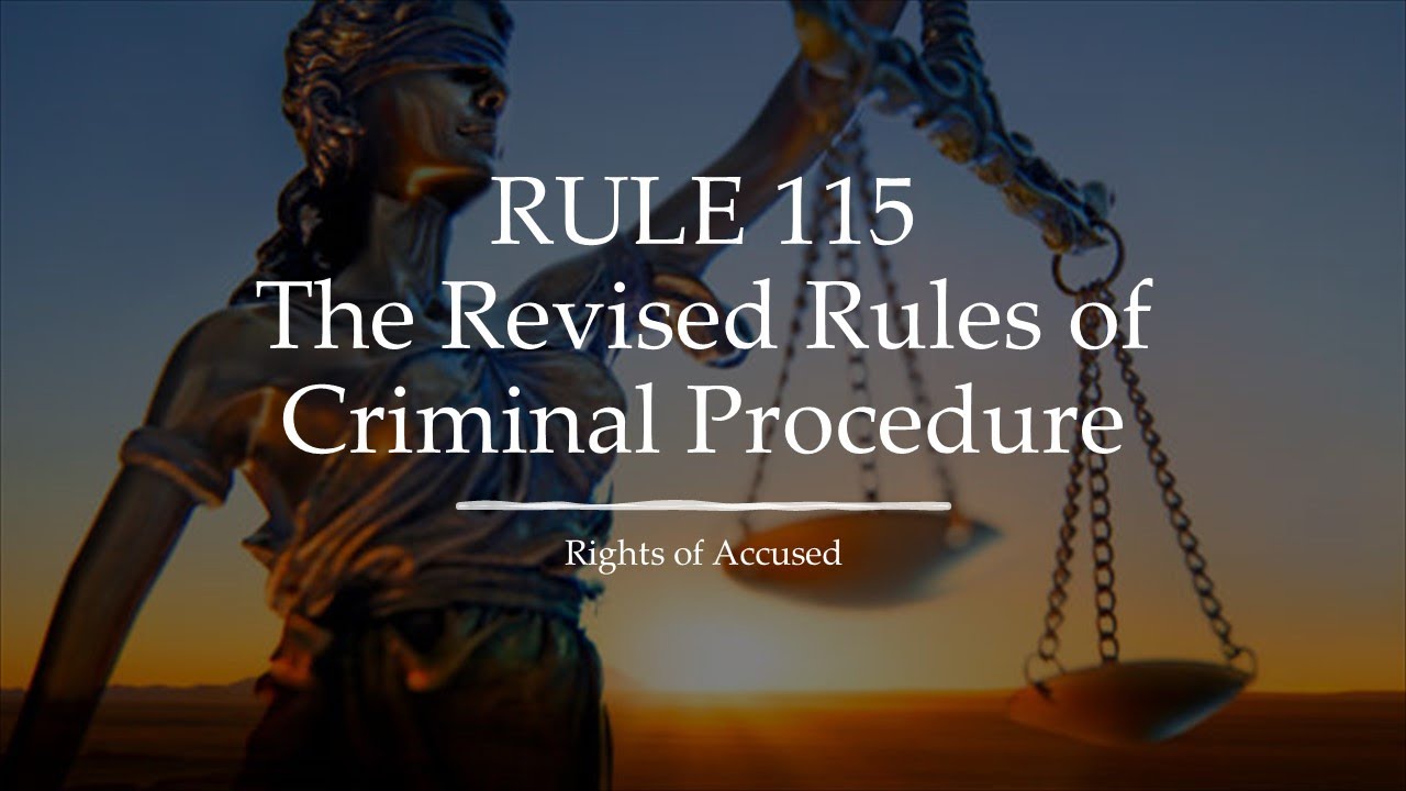 What are the Rights of the Accused at the Trial? #law #lawshool #criminallaw