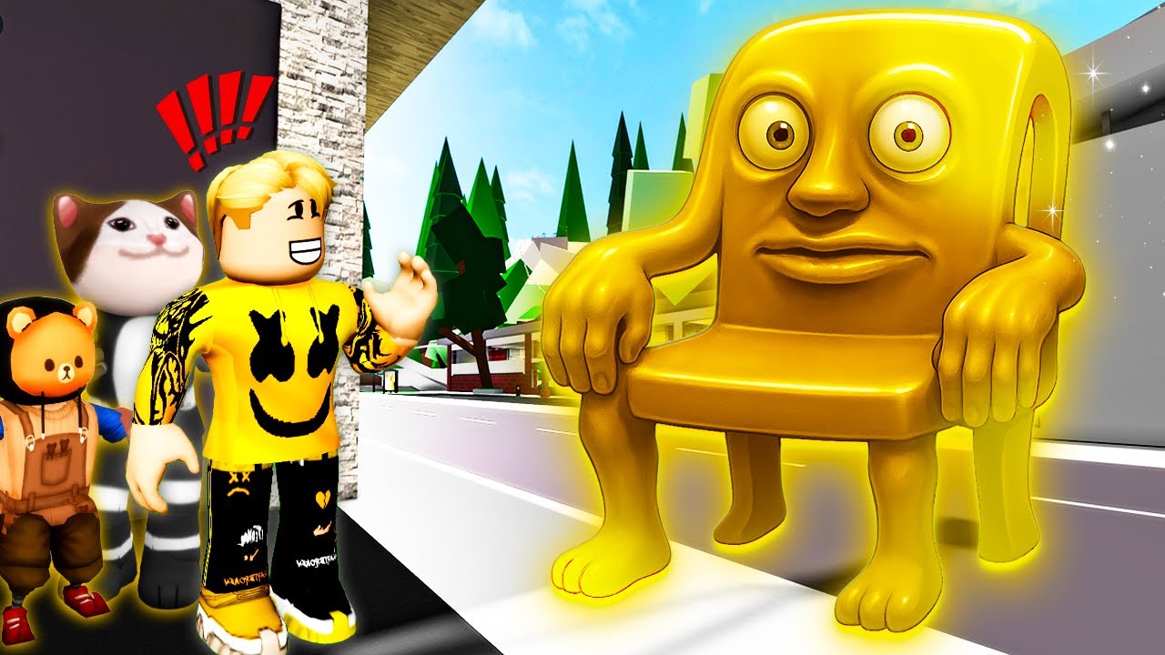 فيلم روبلوكس : كرسى ذهبى قاتل يطاردنا ..! 😰 الاسم الحقيقى ل دونجل 😱🔥