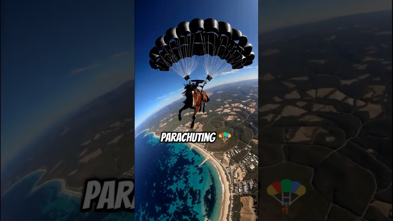 This Is Amazing!!! 🤯 Animals Parachuting?! #shorts #animals